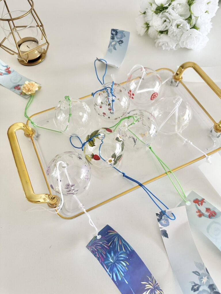 赤穂市と岡山市北区にあるハンドメイド教室の期間限定開催のワークショップで作れる風鈴